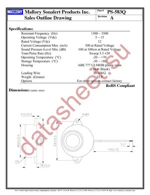 PS-583Q datasheet  